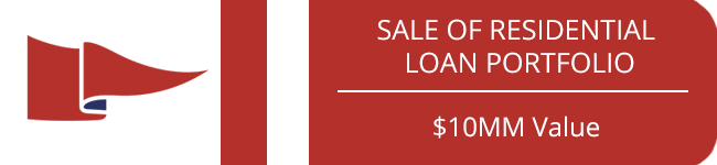 Sale of Residential Loan Portfolio